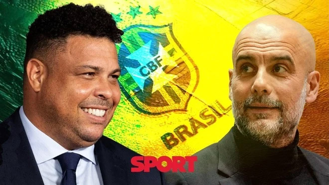 Guardiola và Ronaldo "béo" có thể sát cánh ở tuyển Brazil